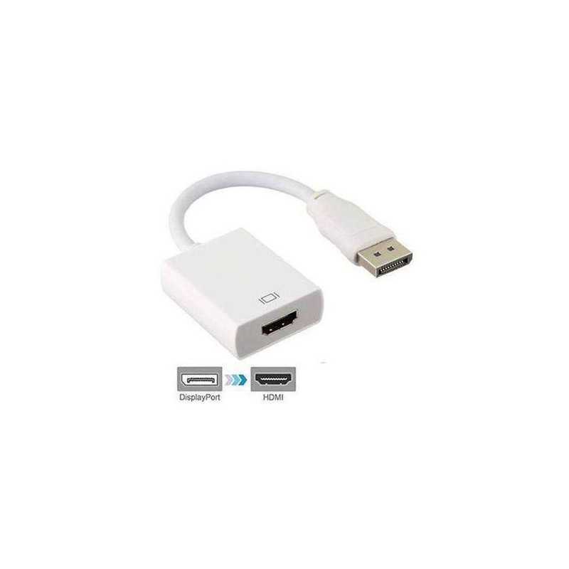 Adaptateur Display Port vers HDMI - Blanc