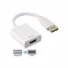 Adaptateur Display Port vers HDMI - Blanc