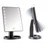 Miroir Led de Maquillage - Noir