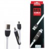 Câble 2en1 compatible avec iphone & micro usb