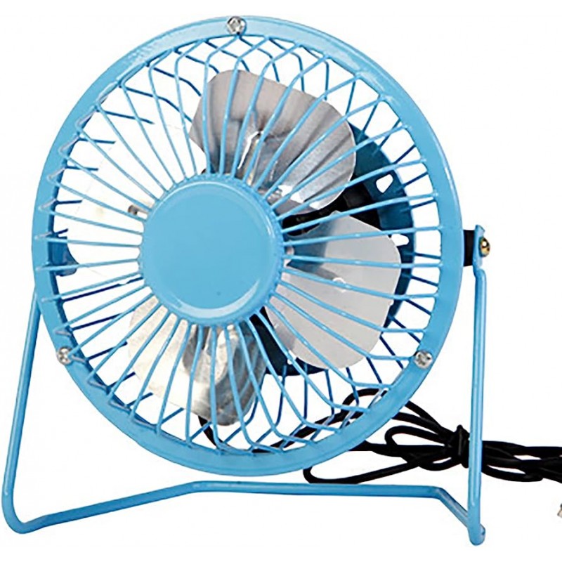 Mini Ventilateur de Bureau USB - Bleu