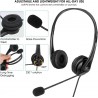 Casque Jack Ordinateur avec Microphone