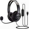 Casque USB avec microphone pour PC