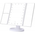 Miroir de Maquillage avec 22 LED - Blanc