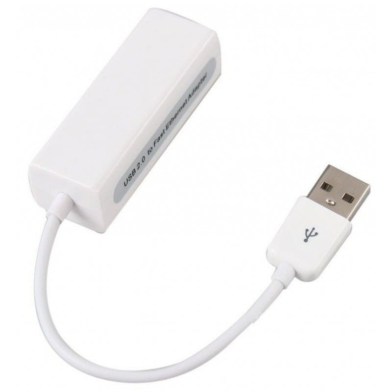 Adaptateur USB 2.0 vers RJ45 LAN Ethernet reseau pour Apple Mac MacBook Air PC portable