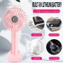 Ventilateur Portable Rechargable avec vapeur d'eau - Rose