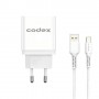 Chargeur Codex Type C - 2.4A - 2 ports USB