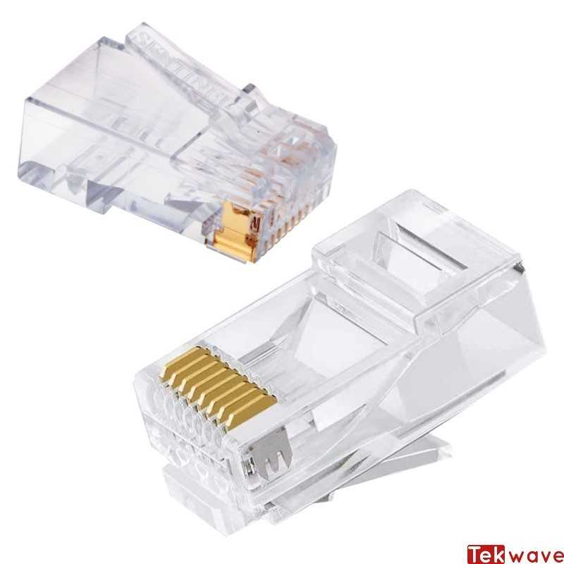 Connecteur RJ45 Cat6 / Cat5e - 1000 pièces